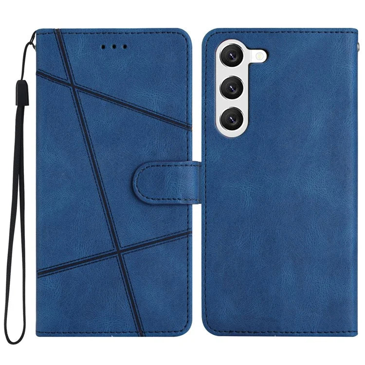 For Samsung Galaxy A55 5G Cell Phone Case Crazy Horse Texture Card Holder Cover