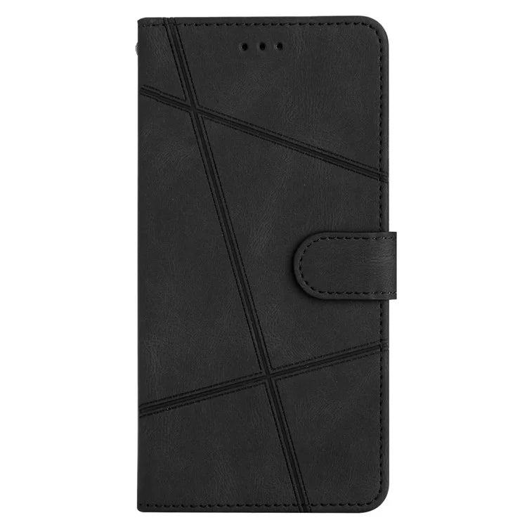 For Xiaomi 13T / 13T Pro / Redmi K60 Ultra Magnetic Case Imprinted Lines Wallet Phone Cover