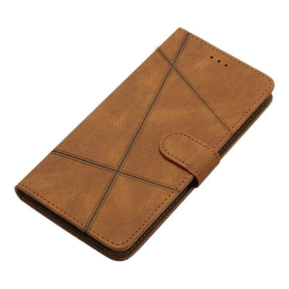 For Xiaomi 13T / 13T Pro / Redmi K60 Ultra Magnetic Case Imprinted Lines Wallet Phone Cover