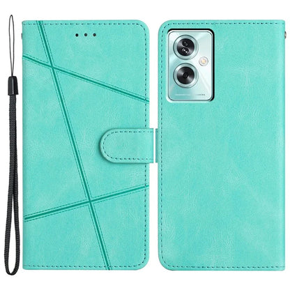For Oppo A79 5G / A2 5G Case Imprint Crazy Horse Texture Stand Protective Cover