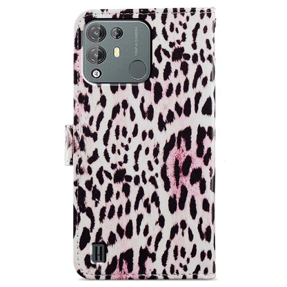 For Blackview A55 Pro Leather Case Artistic Painted Stand Phone Cover