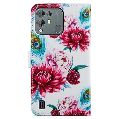 For Blackview A55 Pro Leather Case Artistic Painted Stand Phone Cover