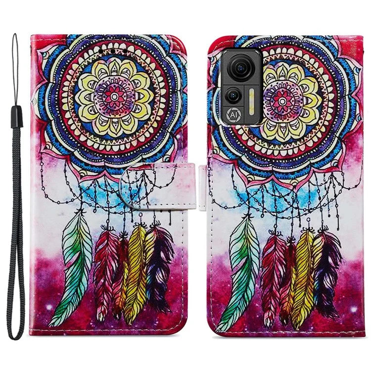 For Ulefone Note 14 Stand Leather Case Pattern Printing Phone Wallet