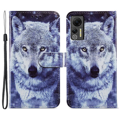 For Ulefone Note 14 Stand Leather Case Pattern Printing Phone Wallet