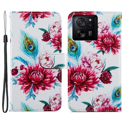 For Xiaomi 13T / 13T Pro / Redmi K60 Ultra Cover Artistic Stand Leather Wallet Case