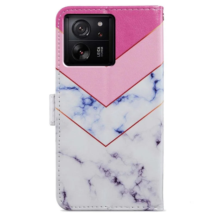 For Xiaomi 13T / 13T Pro / Redmi K60 Ultra Cover Artistic Stand Leather Wallet Case