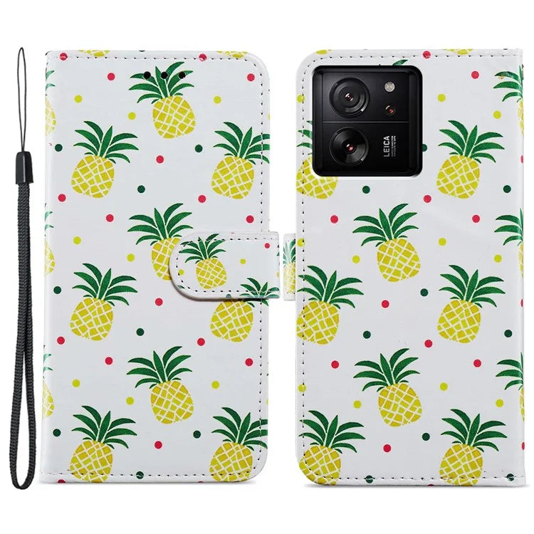 For Xiaomi 13T / 13T Pro / Redmi K60 Ultra Cover Artistic Stand Leather Wallet Case