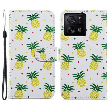For Xiaomi 13T / 13T Pro / Redmi K60 Ultra Cover Artistic Stand Leather Wallet Case