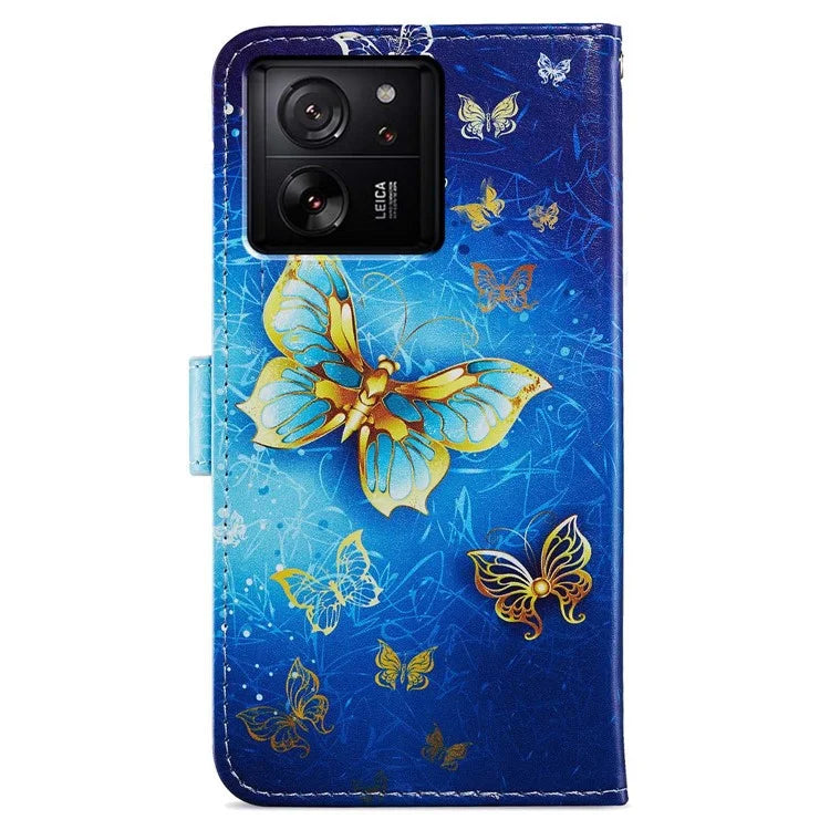 For Xiaomi 13T / 13T Pro / Redmi K60 Ultra Cover Artistic Stand Leather Wallet Case
