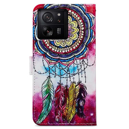 For Xiaomi 13T / 13T Pro / Redmi K60 Ultra Cover Artistic Stand Leather Wallet Case