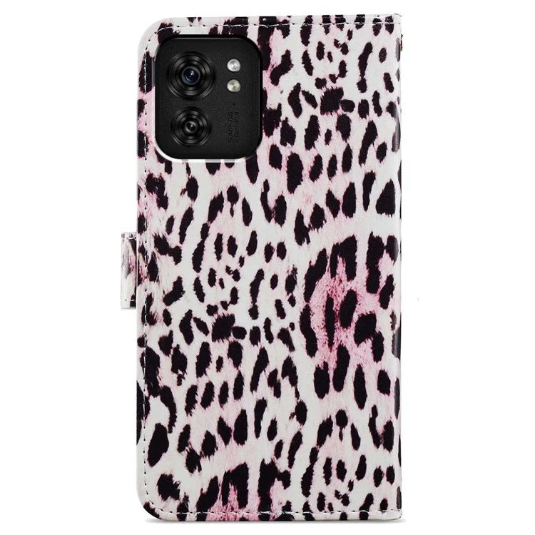 For Motorola Edge 40 5G Case Creative Painted Wallet Stand Phone Cover