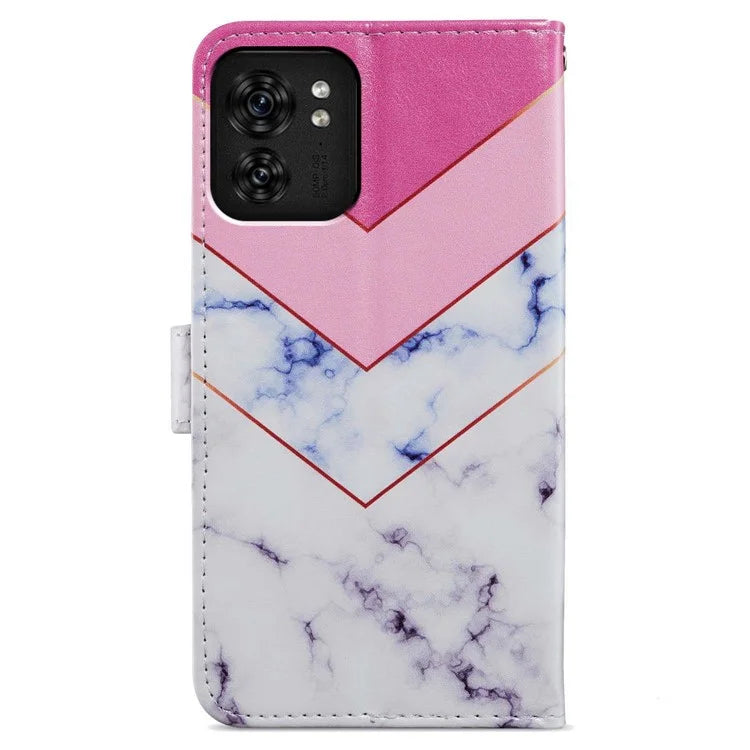 For Motorola Edge 40 5G Case Creative Painted Wallet Stand Phone Cover