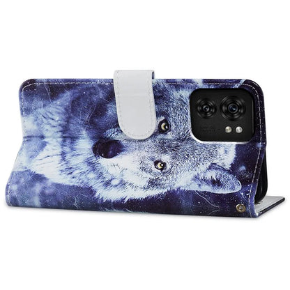 For Motorola Edge 40 5G Case Creative Painted Wallet Stand Phone Cover
