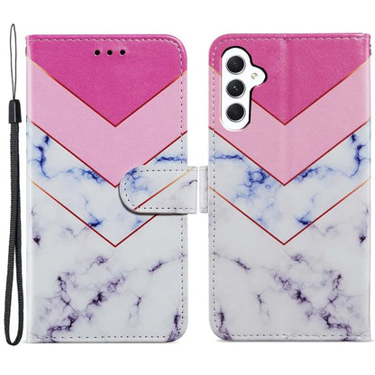 For Samsung Galaxy A55 5G Cell Phone Case PU Leather Pattern Print Wallet Cover