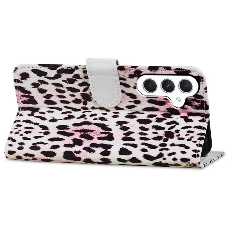 For Samsung Galaxy A55 5G Cell Phone Case PU Leather Pattern Print Wallet Cover