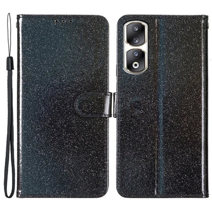 For Honor 90 Pro Case Sparkling Wallet Leather Cover with Stand Feature