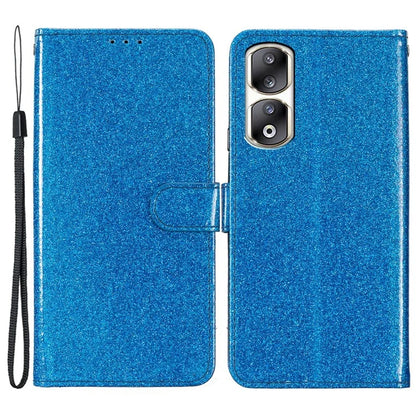 For Honor 90 Pro Case Sparkling Wallet Leather Cover with Stand Feature