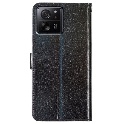 For Xiaomi 13T / 13T Pro / Redmi K60 Ultra Glitter Leather Case with Wallet Stand