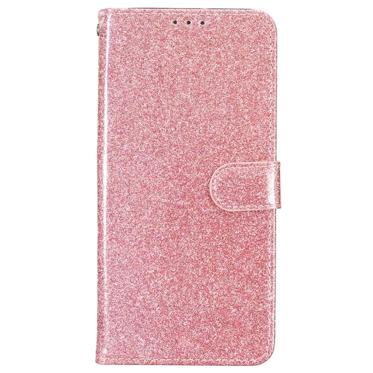 For Xiaomi 13T / 13T Pro / Redmi K60 Ultra Glitter Leather Case with Wallet Stand Gold