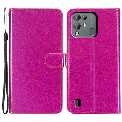 For Blackview A55 Pro Case Sparkling Leather Stand Wallet Phone Cover