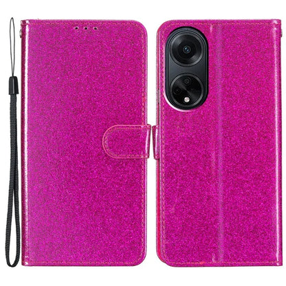 For Oppo A98 5G Glitter Leather Case Wallet Stand Phone Cover