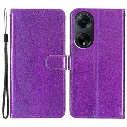 For Oppo A98 5G Glitter Leather Case Wallet Stand Phone Cover