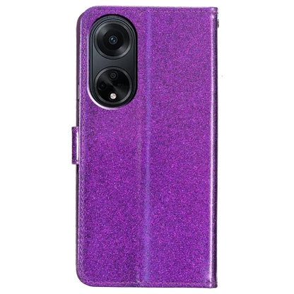 For Oppo A98 5G Glitter Leather Case Wallet Stand Phone Cover