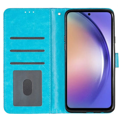 For Samsung Galaxy A55 5G Shiny Glitter Leather Case Stand Wallet Phone Cover