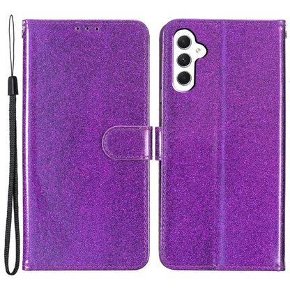 For Samsung Galaxy A55 5G Shiny Glitter Leather Case Stand Wallet Phone Cover