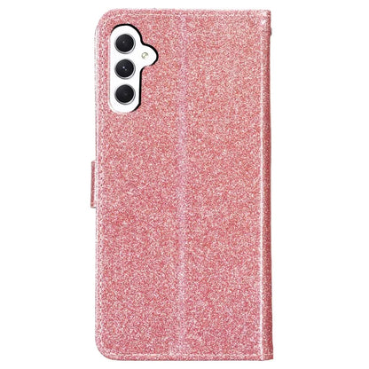 For Samsung Galaxy A55 5G Shiny Glitter Leather Case Stand Wallet Phone Cover