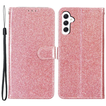 For Samsung Galaxy A35 5G Leather Case Glitter Card Slots Wallet Phone Cover