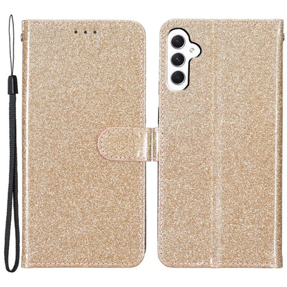For Samsung Galaxy A35 5G Leather Case Glitter Card Slots Wallet Phone Cover