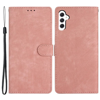 For Samsung Galaxy A35 5G Leather Wallet Case Solid Color Skin-Feel Phone Cover