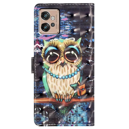 3D Pattern Series for Motorola Moto G32 4G Case Leather Wallet Cover with Card Holder