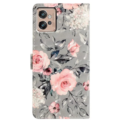 3D Pattern Series for Motorola Moto G32 4G Case Leather Wallet Cover with Card Holder