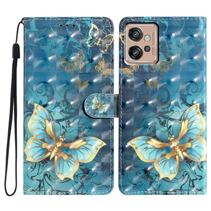 3D Pattern Series for Motorola Moto G32 4G Case Leather Wallet Cover with Card Holder