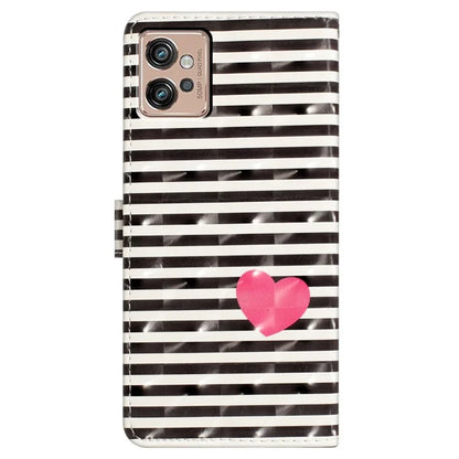 3D Pattern Series for Motorola Moto G32 4G Case Leather Wallet Cover with Card Holder