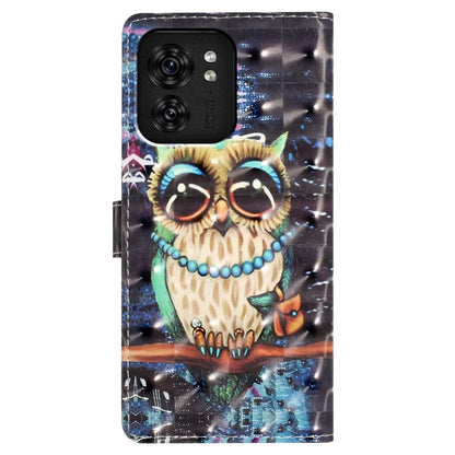 For Motorola Edge 40 5G Leather Wallet Case Full Protection 3D Pattern Printed Cover Stand