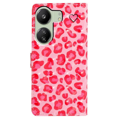 For Xiaomi Redmi 13C 4G / Poco C65 4G Leather Case 3D Pattern Cover with Card Organizer
