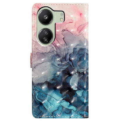 For Xiaomi Redmi 13C 4G / Poco C65 4G Leather Case 3D Pattern Cover with Card Organizer