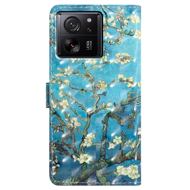 For Xiaomi 13T / 13T Pro / Redmi K60 Ultra Wallet Phone Case 3D Pattern Design Magnetic Folio Cover