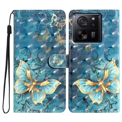 For Xiaomi 13T / 13T Pro / Redmi K60 Ultra Wallet Phone Case 3D Pattern Design Magnetic Folio Cover