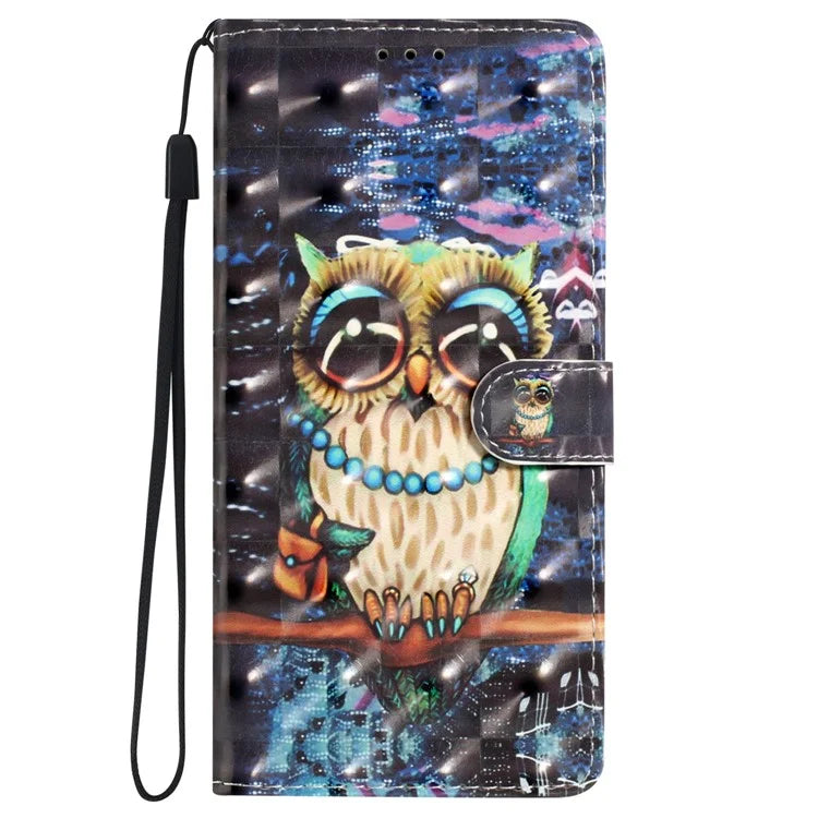 For Xiaomi 13T / 13T Pro / Redmi K60 Ultra Wallet Phone Case 3D Pattern Design Magnetic Folio Cover