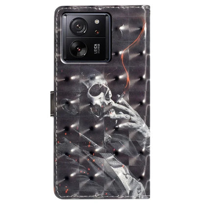 For Xiaomi 13T / 13T Pro / Redmi K60 Ultra Wallet Phone Case 3D Pattern Design Magnetic Folio Cover
