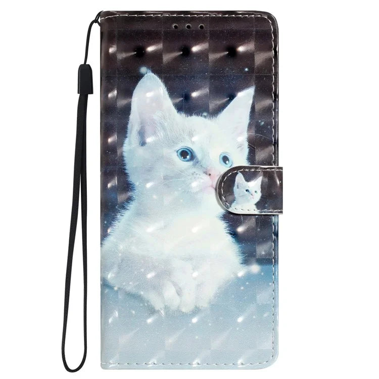For Xiaomi 13T / 13T Pro / Redmi K60 Ultra Wallet Phone Case 3D Pattern Design Magnetic Folio Cover