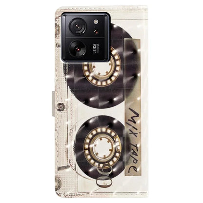 For Xiaomi 13T / 13T Pro / Redmi K60 Ultra Wallet Phone Case 3D Pattern Design Magnetic Folio Cover