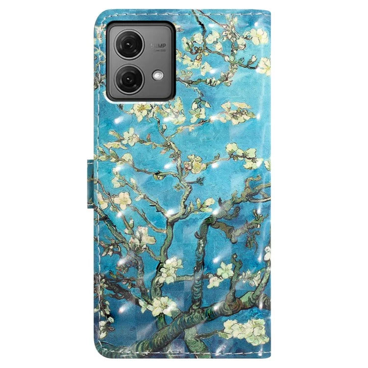 For Motorola Moto G84 5G Phone Case Pattern Print Design Flip Wallet Cover