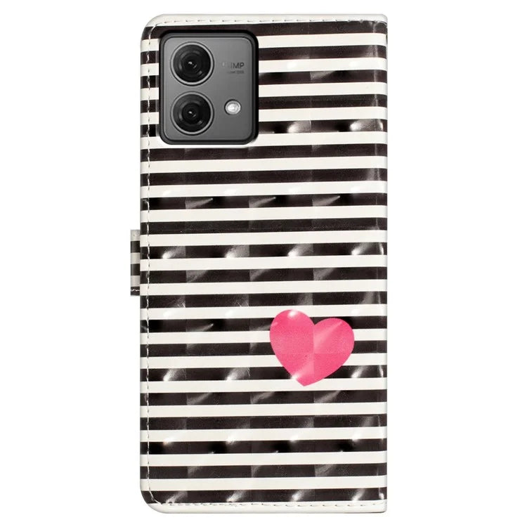 For Motorola Moto G84 5G Phone Case Pattern Print Design Flip Wallet Cover