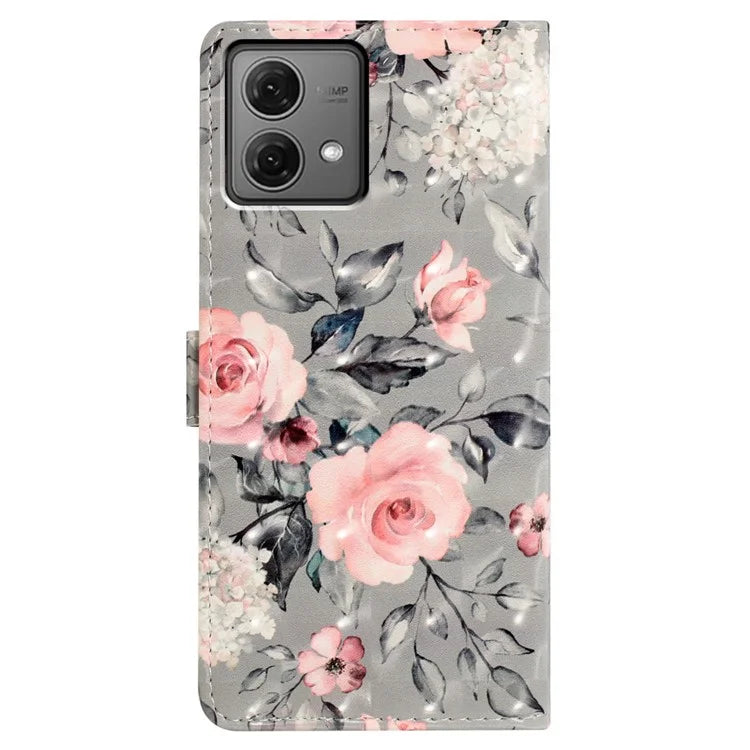 For Motorola Moto G84 5G Phone Case Pattern Print Design Flip Wallet Cover