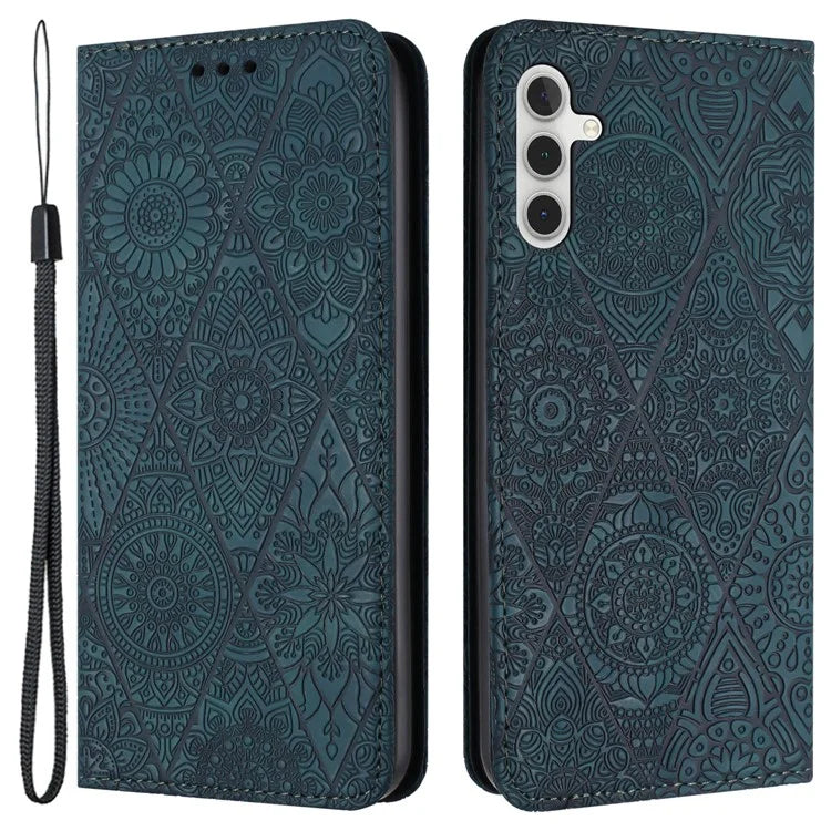 For Samsung Galaxy A05s 4G Wallet Case Card Holder Stand Built-in Magnetic Closure Phone Cover